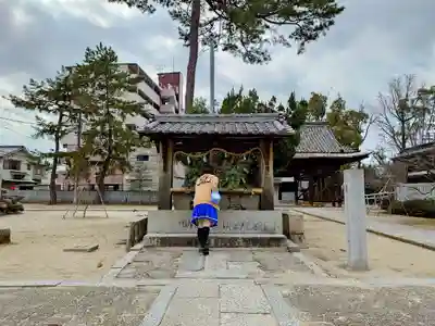 三津厳島神社の手水舎