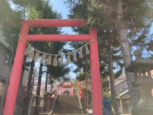 潮見ヶ岡神社の鳥居