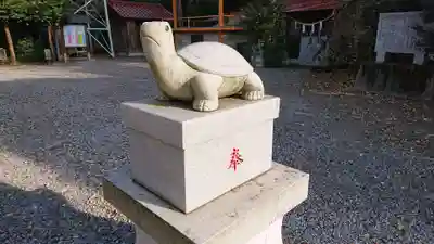 磐裂根裂神社の狛犬
