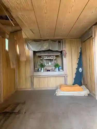 神社（名称不明）の本殿・本堂