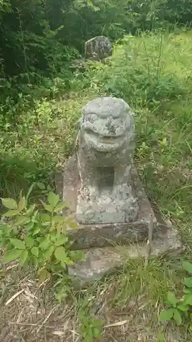 白山神社の狛犬