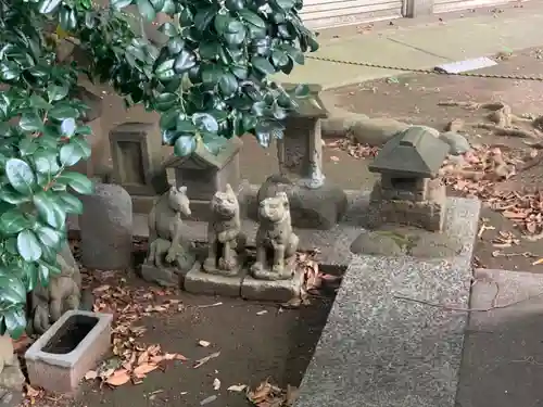 篠原八幡神社の狛犬