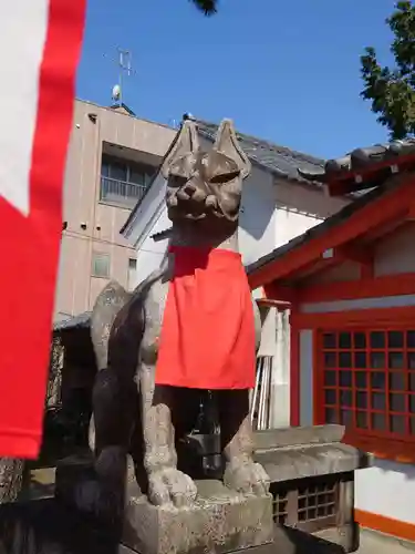 真清田神社の狛犬