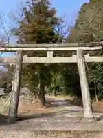 高峯神社の鳥居