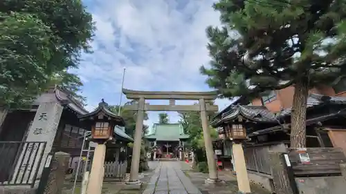 高円寺天祖神社の鳥居