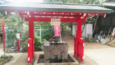 赤堤六所神社の手水舎