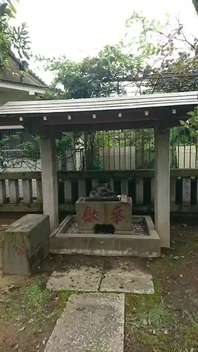 道祖神社の手水舎