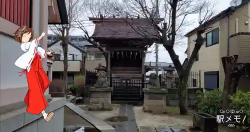 上平井天祖神社の末社・摂社