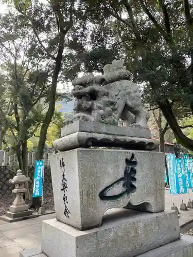 戸上神社の狛犬