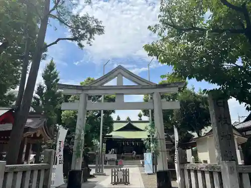 お三の宮日枝神社の鳥居