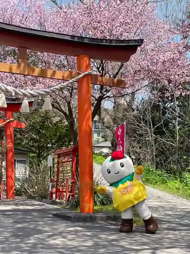 虻田神社の鳥居
