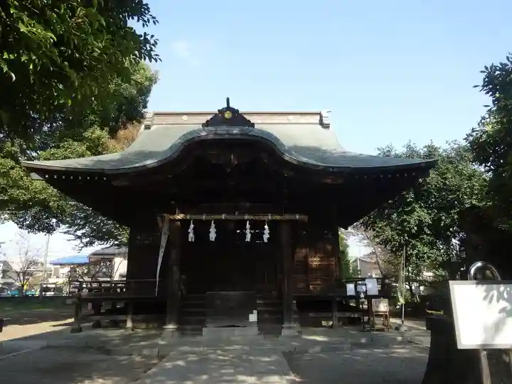 下石原八幡神社の本殿・本堂