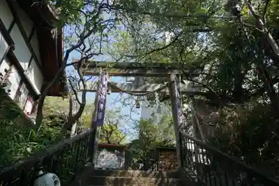 牛天神北野神社の鳥居