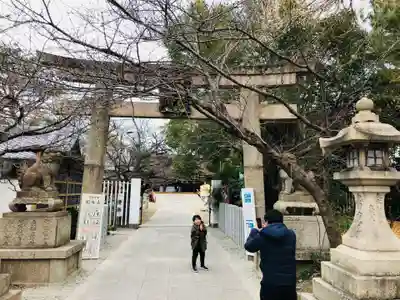 道明寺天満宮の鳥居