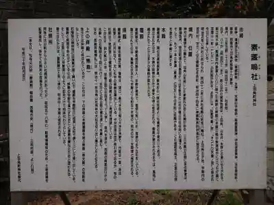 素盞嗚社の歴史