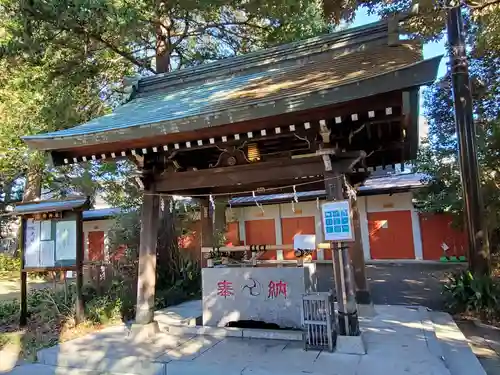 自由が丘熊野神社の手水舎