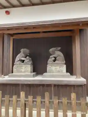 調神社の狛犬