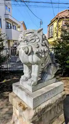滝野川八幡神社の狛犬