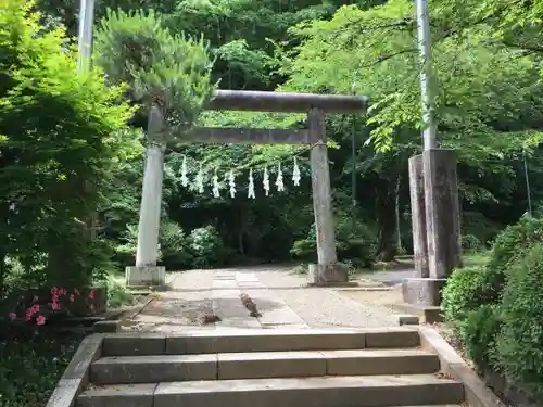 塩船神明社の鳥居