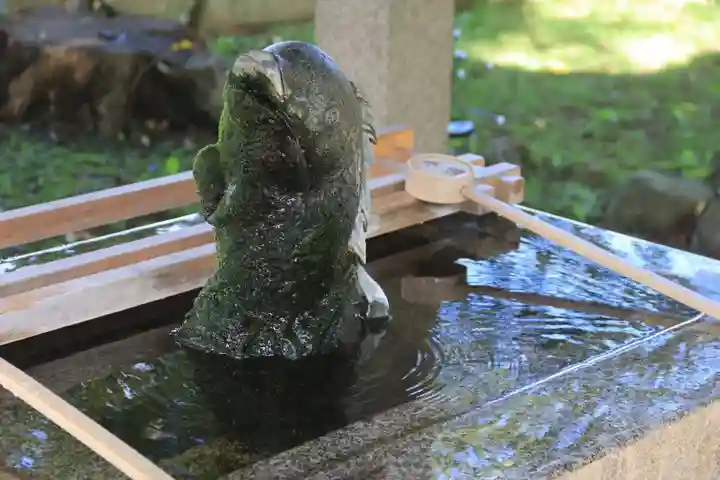 神炊館神社 ⁂奥州須賀川総鎮守⁂の手水舎