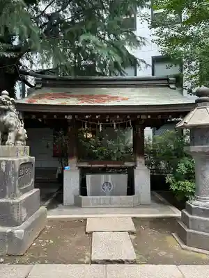 青山熊野神社の手水舎