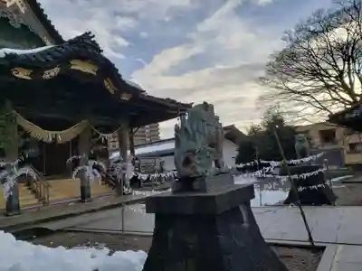 高岡関野神社の狛犬