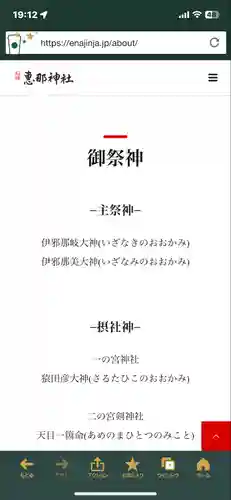 恵那神社(岐阜県)