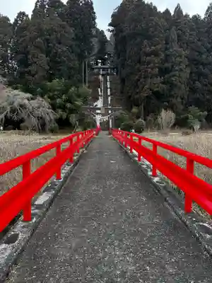 坪沼八幡神社の鳥居