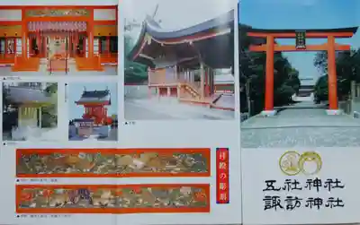 五社神社　諏訪神社の授与品その他