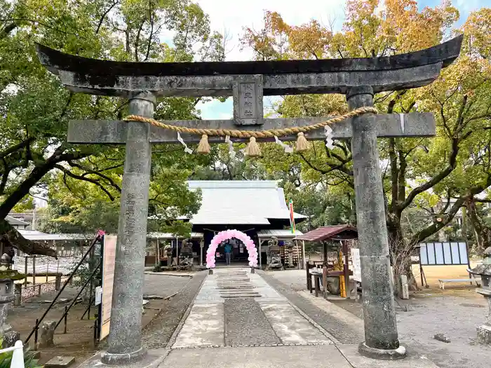 諫早神社（九州総守護  四面宮）の鳥居