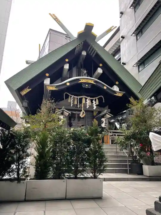築土神社の本殿・本堂