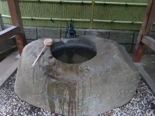 五社神社の手水舎