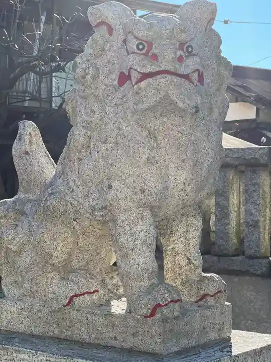 宿河原八幡宮の狛犬