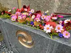 飛行神社の手水