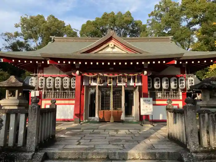 機物神社の本殿