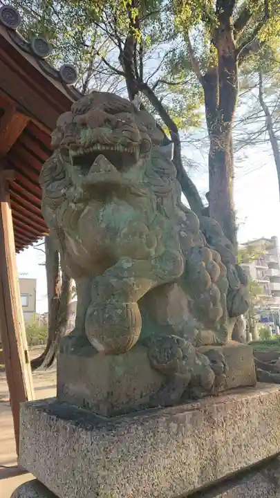 金神社(西町)の狛犬