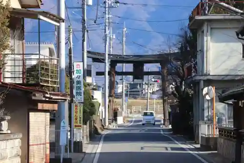 大井俣窪八幡神社の鳥居