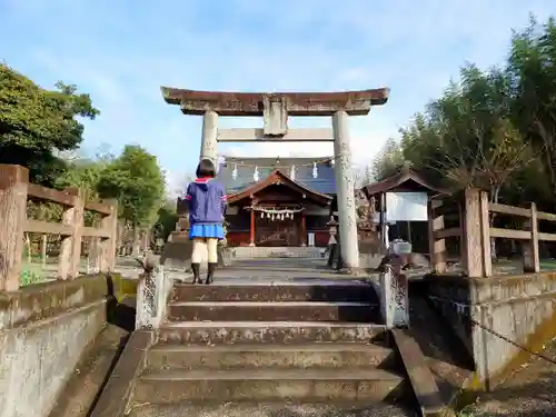 伊射奈美神社の鳥居