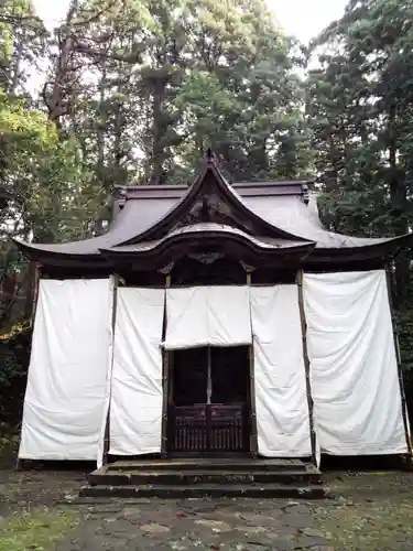 平泉寺白山神社の本殿