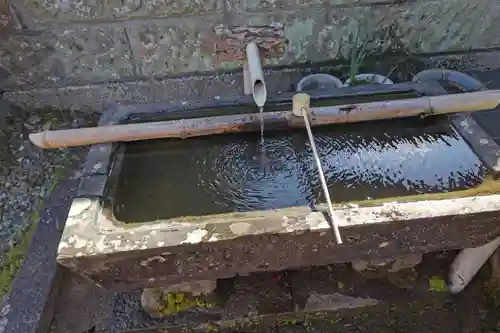 弓削寺の手水舎