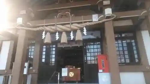 到津八幡神社の本殿・本堂