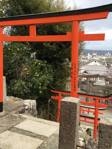 建勲神社の鳥居