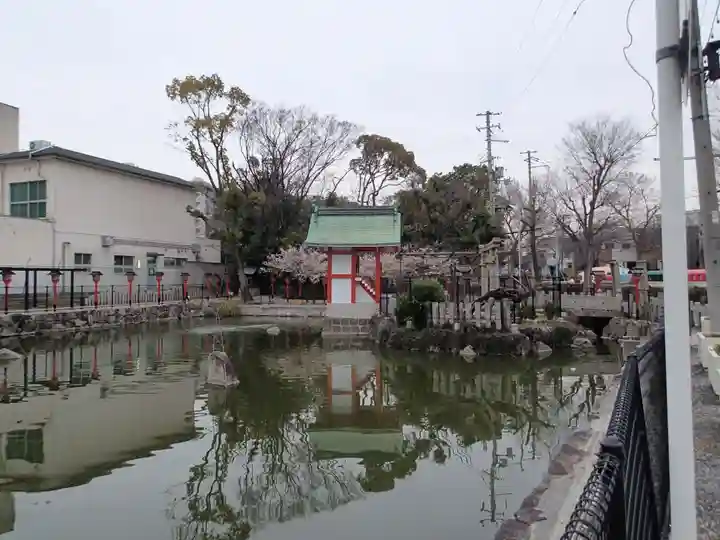 杭全神社の周辺