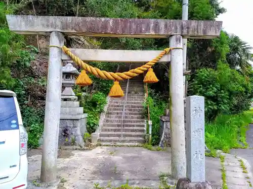 神明社（古場神明社）の鳥居