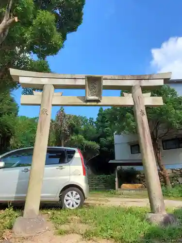 水天神社の鳥居