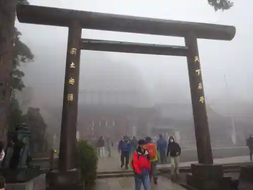 大山阿夫利神社の鳥居