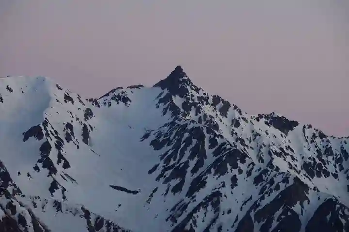 穂高神社奥宮の景色