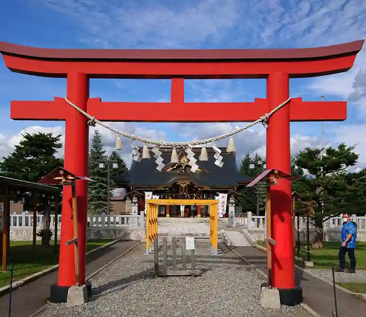 美瑛神社の鳥居