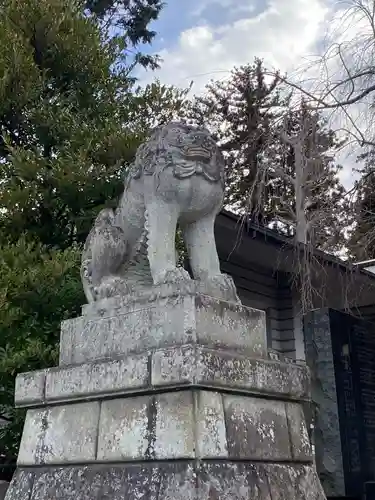 開成山大神宮の狛犬