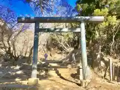 大山阿夫利神社の鳥居